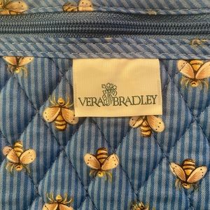 SO CUTE Vera Bradley cosmetic toiletries hanging bag of BEES! Rare & retired. <3